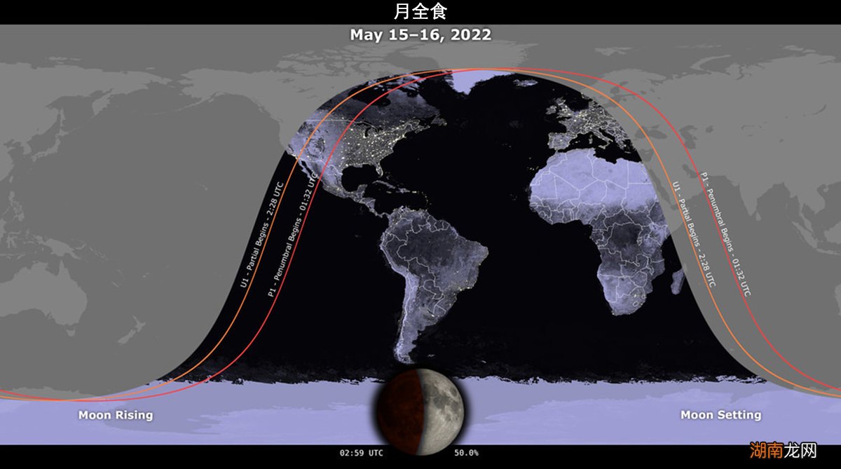 红色月亮的产生原因是什么 月亮红色的是怎么回事