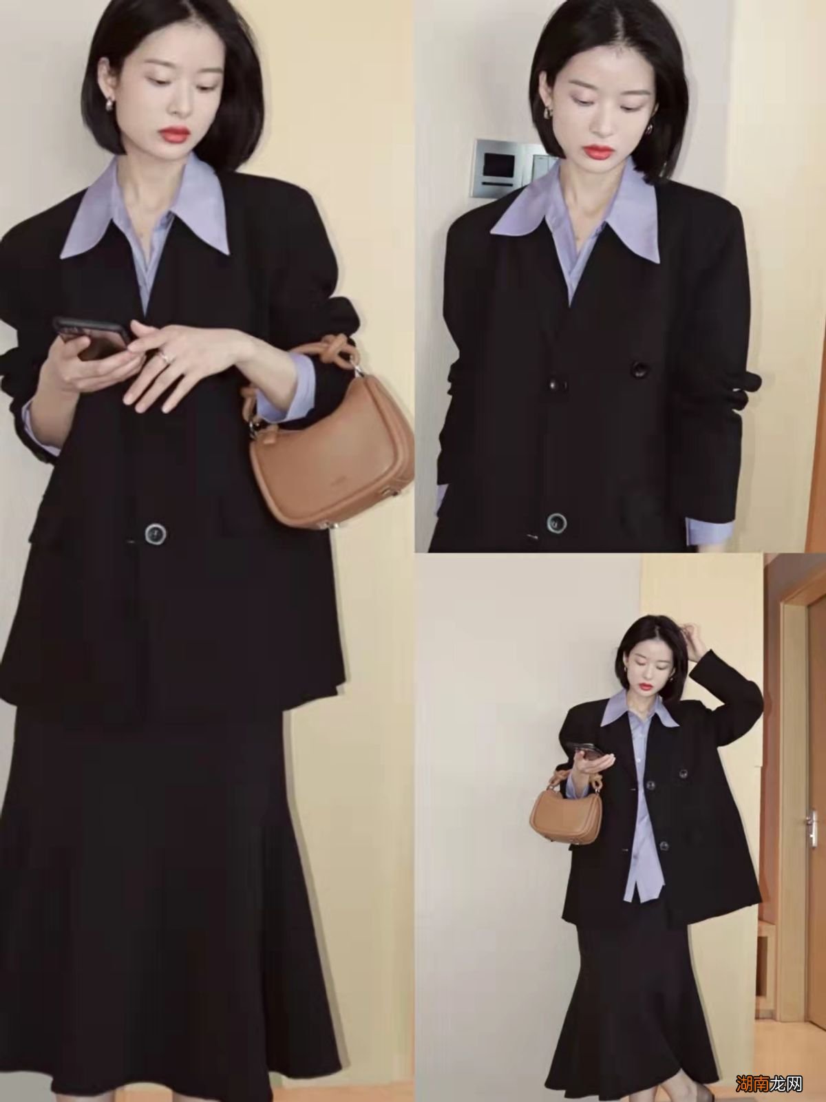 黑色西装内搭什么颜色好看 黑西装外套搭配什么内搭好