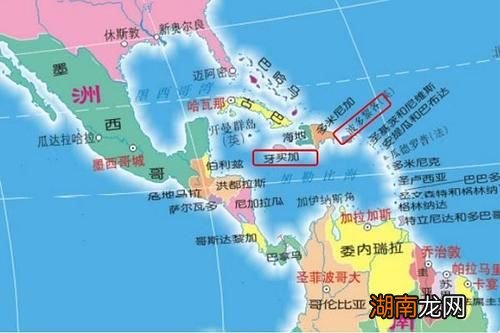 西印度群岛在地图上位置与地方 西印度群岛位于哪儿