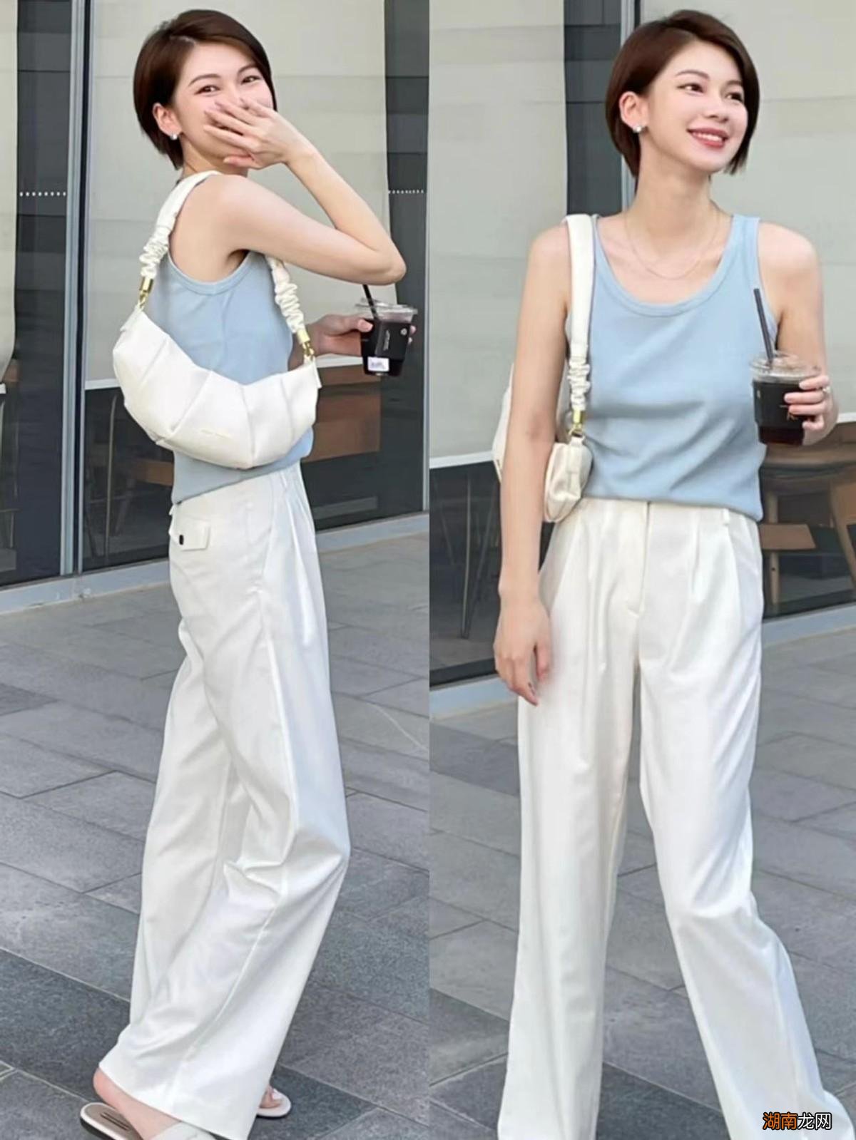 白色阔腿裤的九个穿搭指南 白色阔腿裤怎么搭配上衣