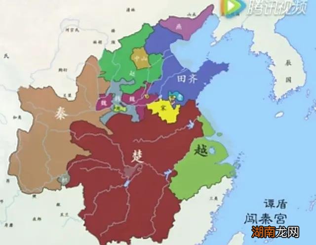 战国七雄齐国领土面积演变过程 齐国巅峰时期的地图