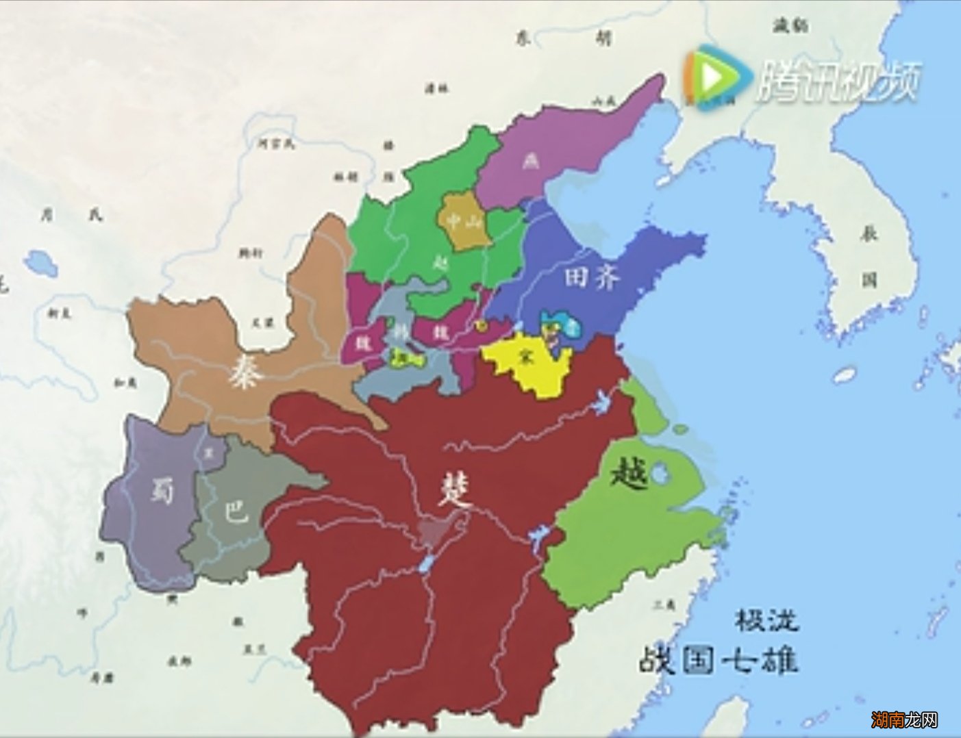 战国七雄齐国领土面积演变过程 齐国巅峰时期的地图