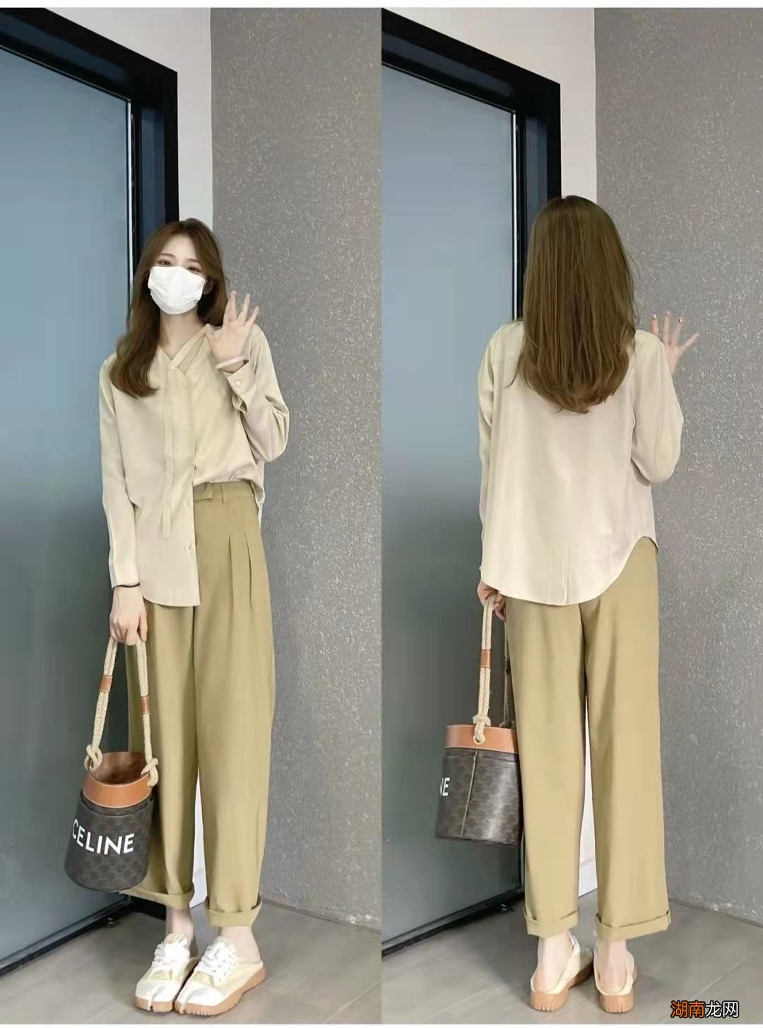 女生绿色裤子搭配什么颜色上衣 绿色裤子配什么上衣好看