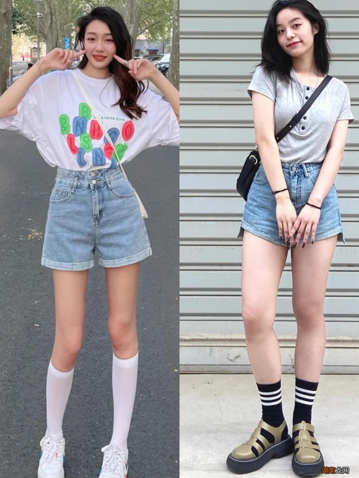 短裤穿出时髦感的搭配技巧 短裤配什么上衣好看图片