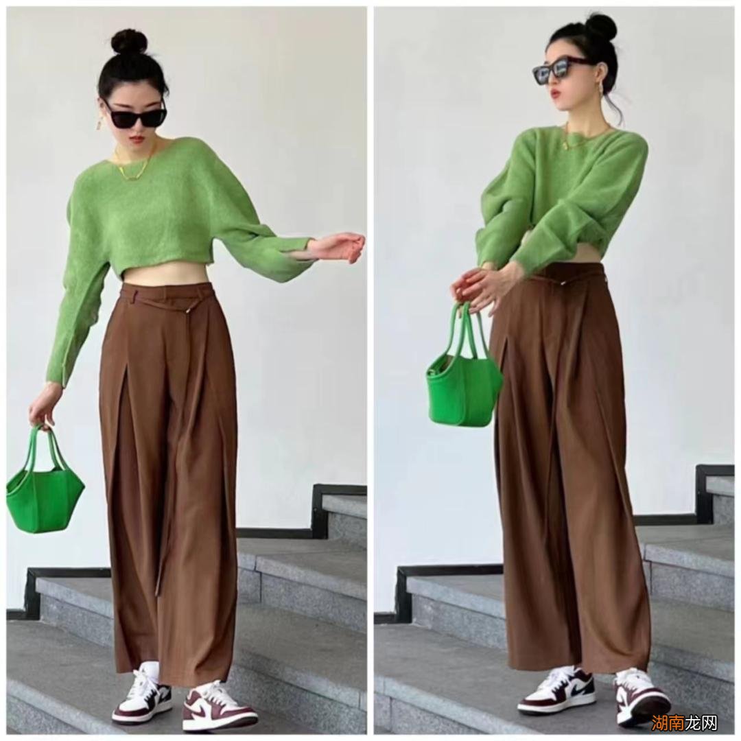 上衣配这13个颜色裤子有层次感 绿色上衣最佳颜色搭配图