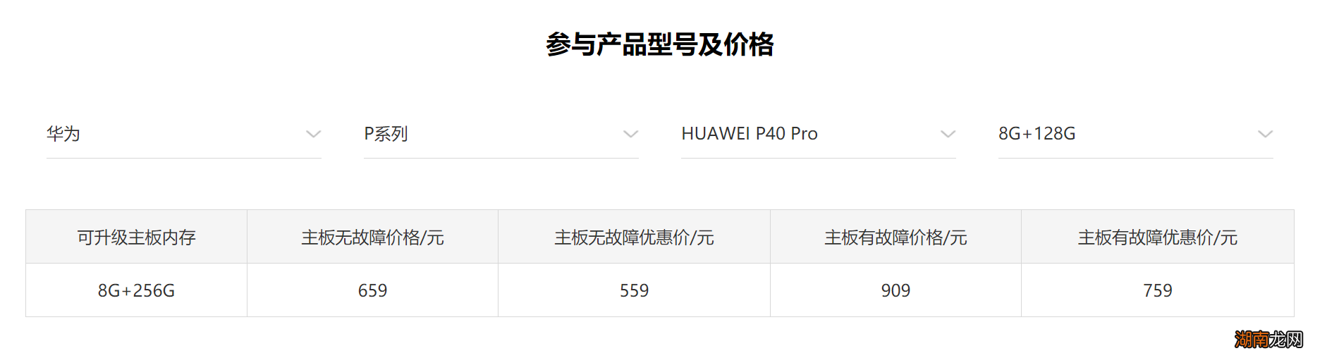 内存扩容升级服务费用 华为128g升级256g要多少钱