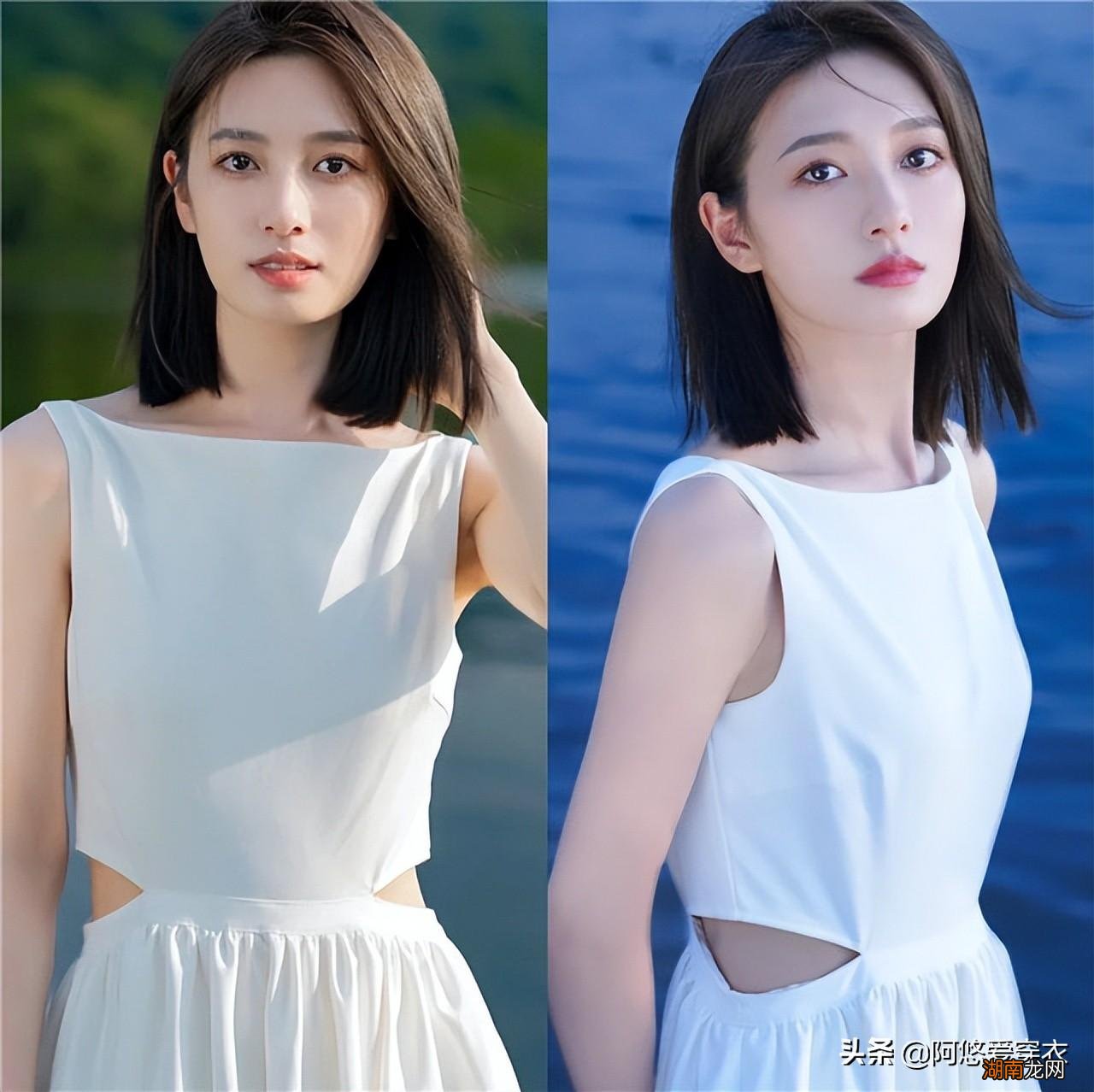 流行的齐肩锁骨发减龄甜美 甜美女生发型可爱类型的图片