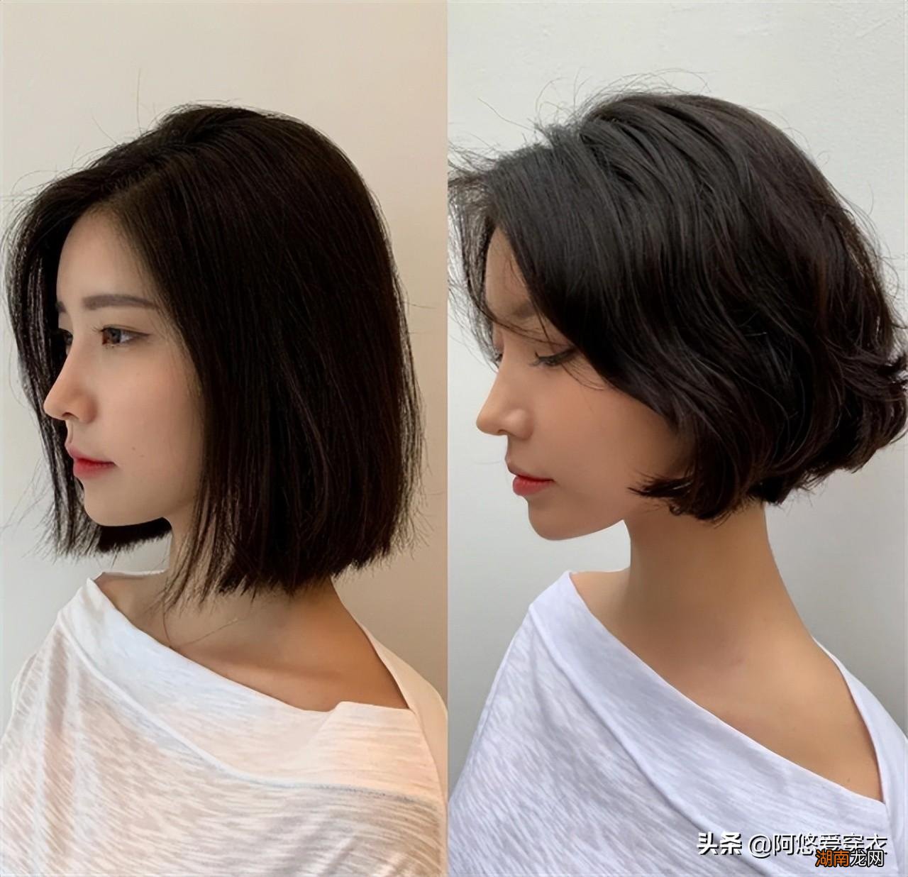 流行的齐肩锁骨发减龄甜美 甜美女生发型可爱类型的图片