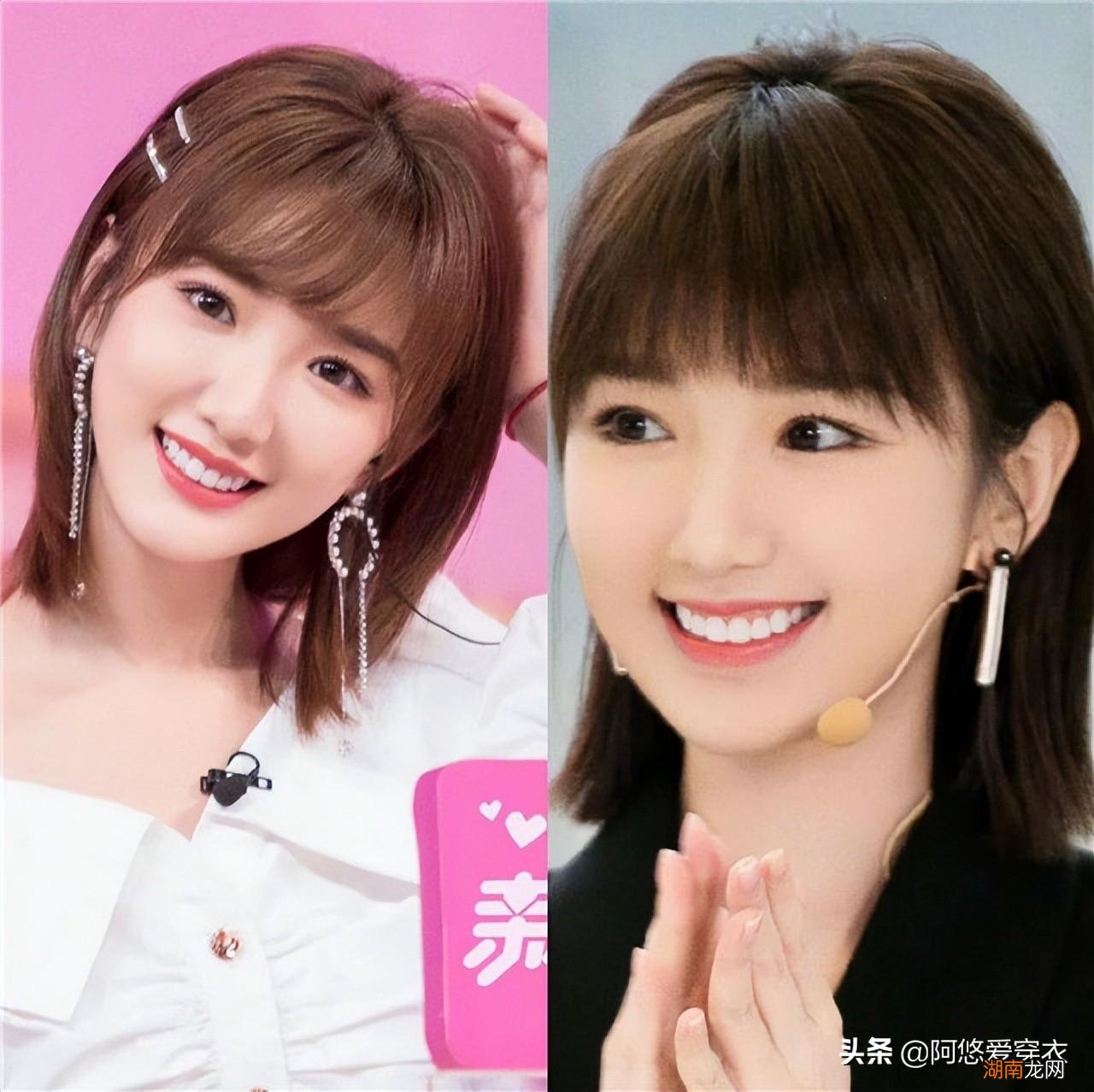 流行的齐肩锁骨发减龄甜美 甜美女生发型可爱类型的图片