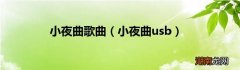 小夜曲usb 小夜曲歌曲