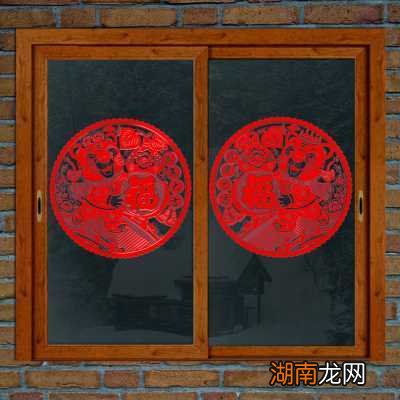 教程 绒布窗花怎么贴玻璃上