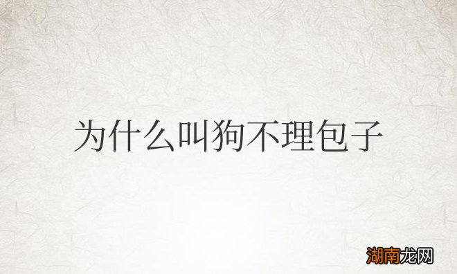 天津狗不理包子的由来 为什么叫狗不理包子