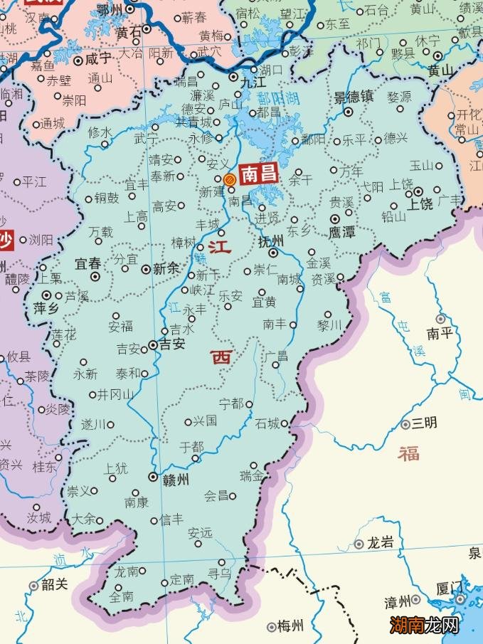 赣江源头和终点主要流经哪个省与地方 赣江在哪个省位置