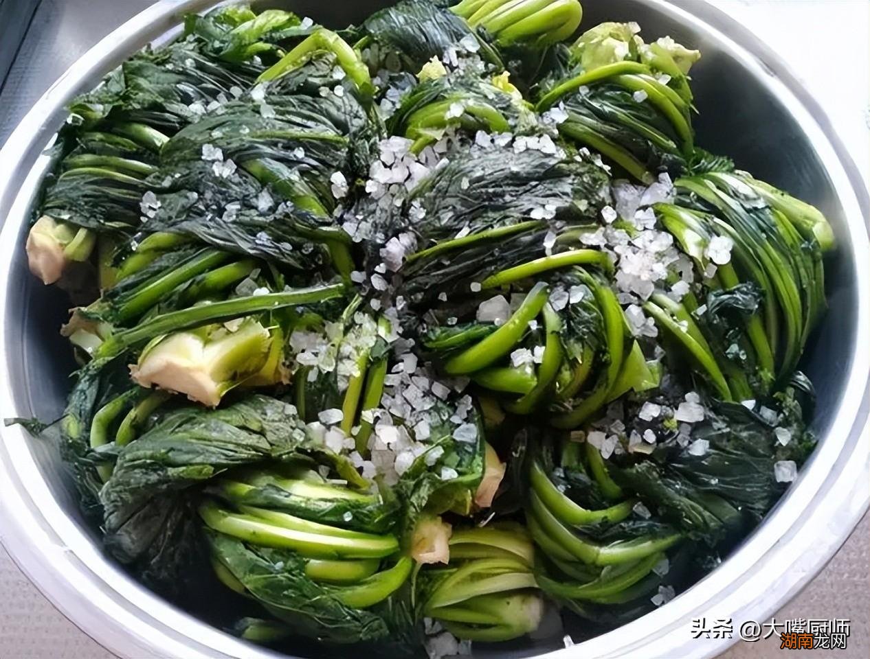 雪里红怎么腌又绿又脆又好吃