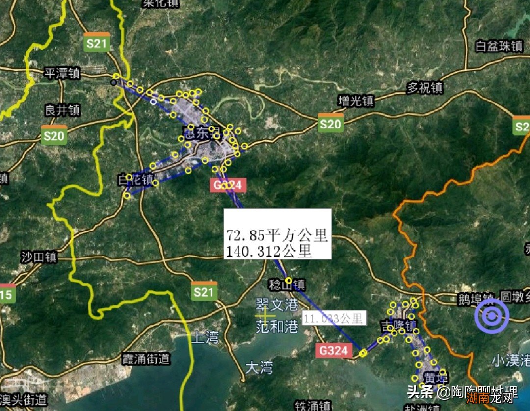 惠州市的哪个区域属于市中心城区 惠州市中心是哪个区