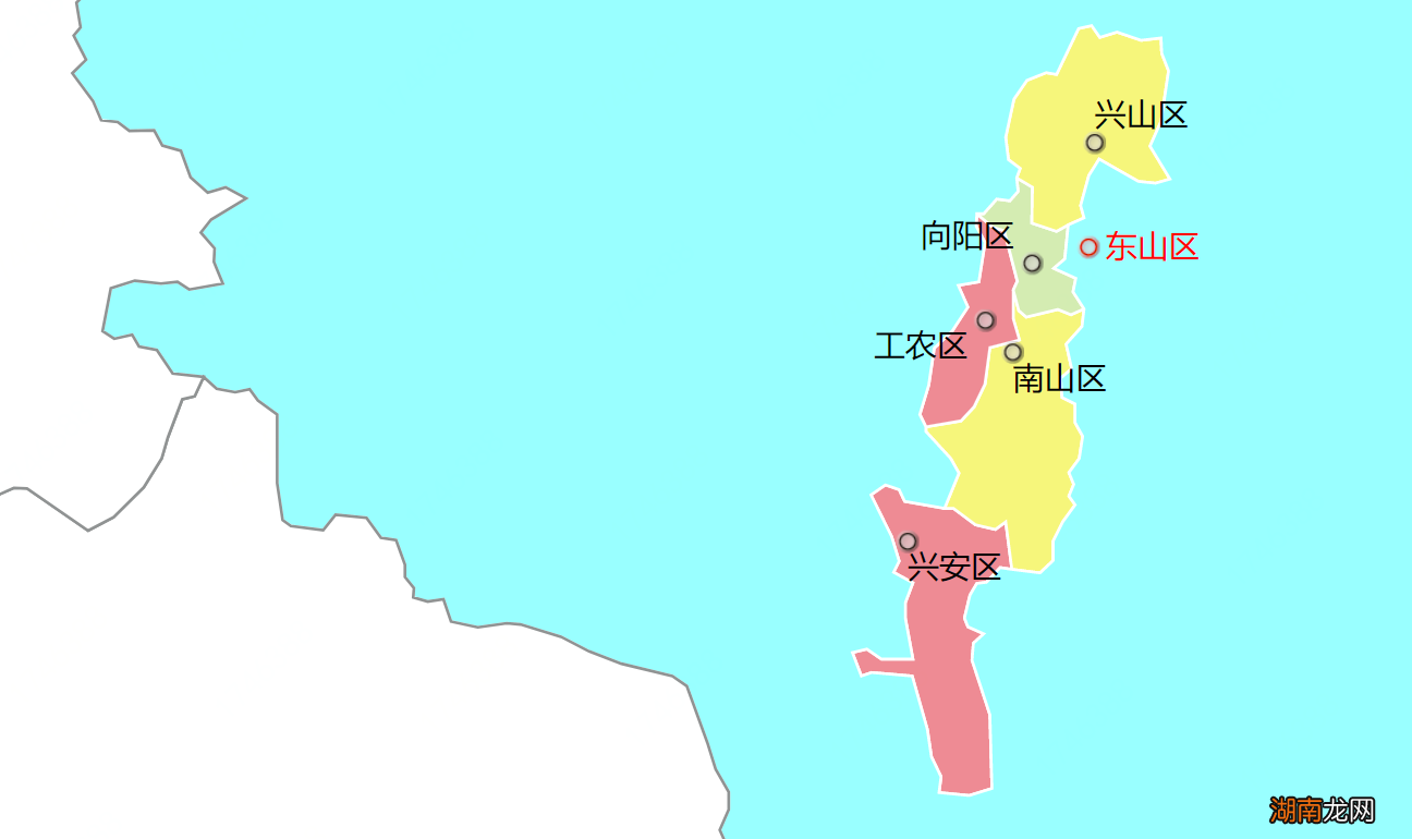 鹤岗各区域面积人口情况 鹤岗市是哪个省的城市