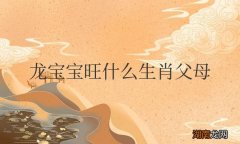 龙宝宝旺什么生肖父母
