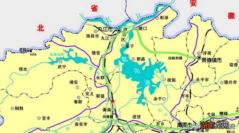 我国面积最大的淡水湖鄱阳湖位于什么省