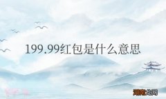 男生给女生发199.99红包是什么意思
