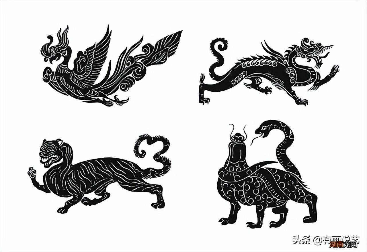 四大神兽是何来历 青龙、白虎、朱雀、玄武对应的方位