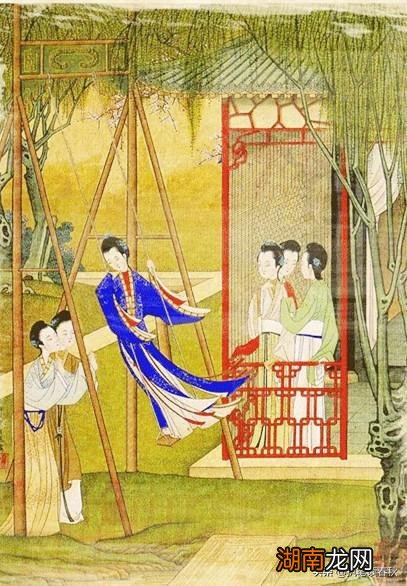 秋千与清明节有何关系 古代的秋千长什么样