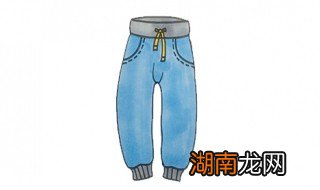 裤子怎么画 长裤简笔画教程