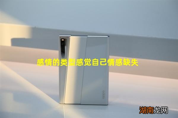 感情的类型感觉自己情感缺失