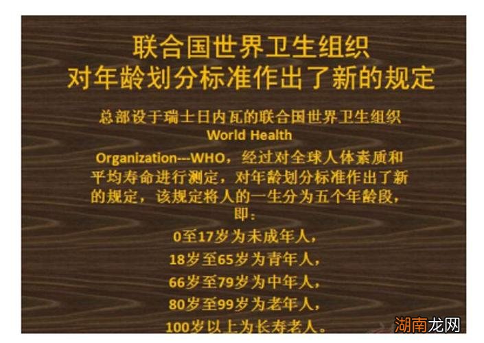 最新年龄划分标准 青年节年龄界定国际