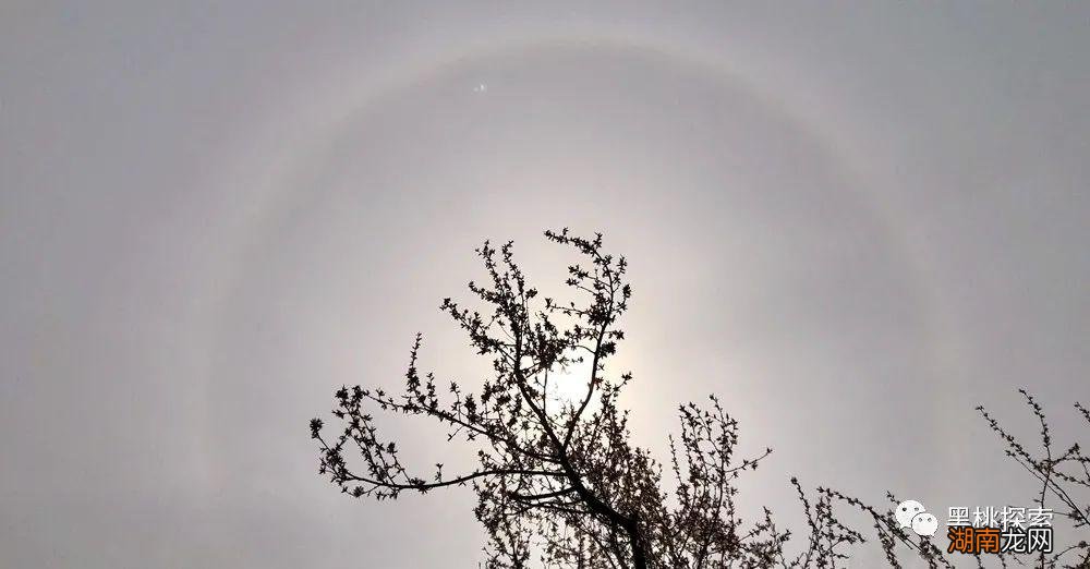天空的日晕是如何形成的 日晕和彩虹有什么区别