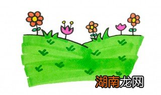 草坪怎么画 草坪简笔画教程