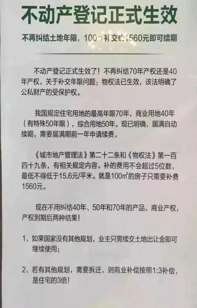 房屋产权届满前一年申请续期 产权50年到期要交多少钱