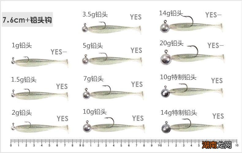 看这篇指南就知道如何挑选了 路亚初学者用几克铅头钩