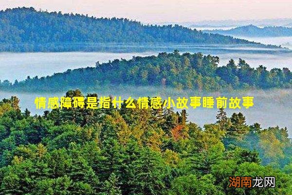 情感障碍是指什么情感小故事睡前故事