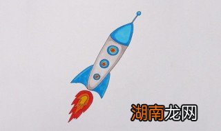 火箭怎么画 火箭简笔画教程