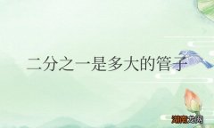 四分管介绍 二分之一是多大的管子