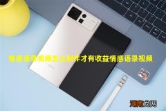 情感语录视频怎么制作才有收益情感语录视频可以从哪下载