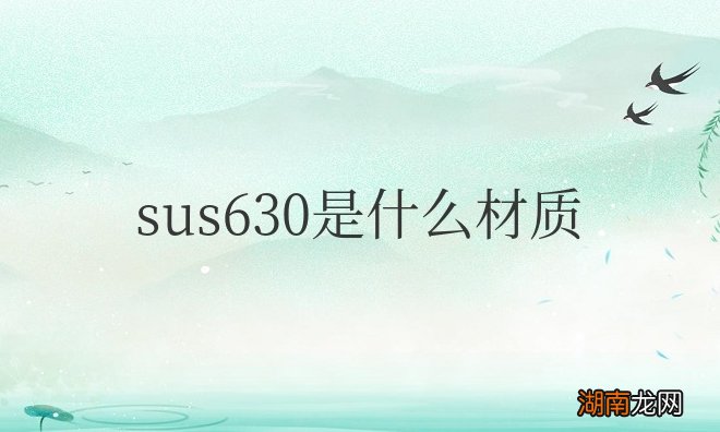 sus630是什么材质