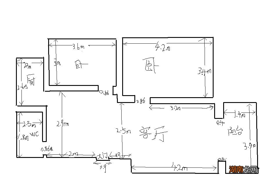 房子的平方怎么算面积公式