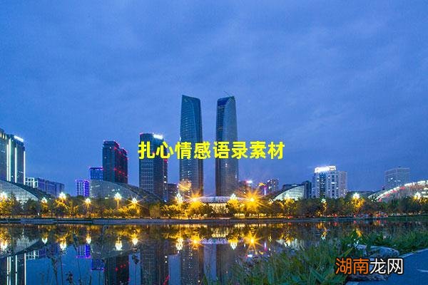 扎心情感语录素材