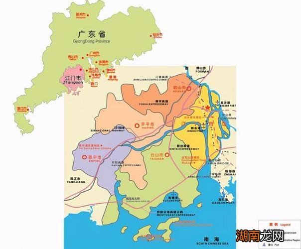 广东江门市有几个区几个县?分别是什么?