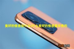 什么美好的情感是珍贵的 美好的情感指什么