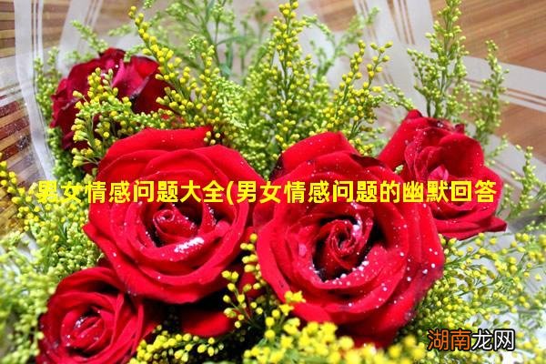 男女情感问题的幽默回答 男女情感问题大全