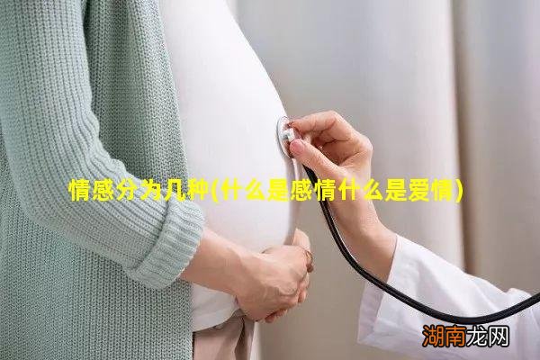 什么是感情什么是爱情 情感分为几种