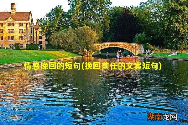 挽回前任的文案短句 情感挽回的短句