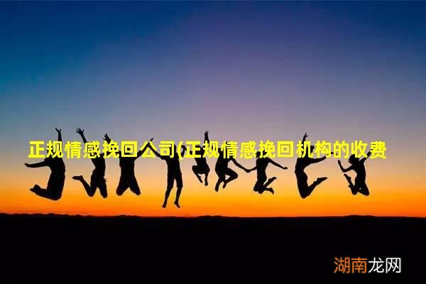 正规情感挽回机构的收费 正规情感挽回公司