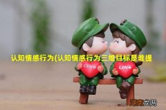 认知情感行为三维目标是谁提出 认知情感行为