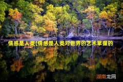 情感是人类对世界的艺术掌握的重要特征 情感是人类