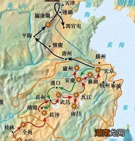 巅峰时期的天平天国疆域有多大 占据半壁江山是真的吗