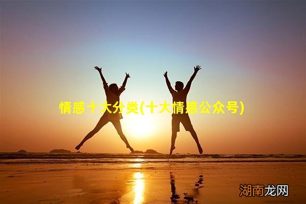 十大情感公众号 情感十大分类