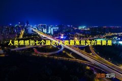 人类最高层次的需要是情感性需要吗 人类情感的七个层次